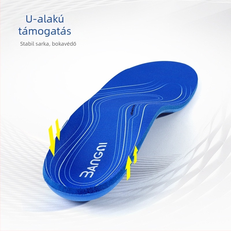 Boltozati támasztású sporttalpbetét – EVA anyag, Bonnie family márka, lapos lábakra, kosárlabda és tollaslabda használatra