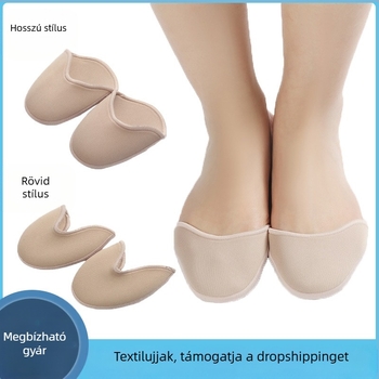 Balettujjvédő – kötött szövetből + SEBS, modell: lábujjvédő, stílus: balett, alkalmas sportcipőkre, bőr cipőkre, csizmákra, casual és munkacipőkre