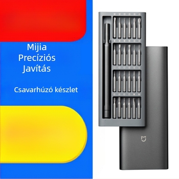 Mijia precíziós csavarhúzó készlet, S2 eszközacél, keresztes fej