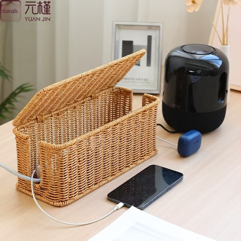 Asztali kábelrendező doboz Nordic stílusban, PP anyagból, 2025-ben jelent meg.