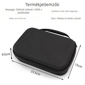GH-Y0282C EVA tároló táska számítógép kiegészítőkhöz, offset nyomtatás, testreszabható, kiskereskedelmi csomagolás, 3C elektronikai termékek csomagolása