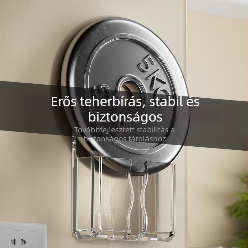 Fali telefontartó fúrás nélkül, konyha, fürdőszoba és nappali használatra