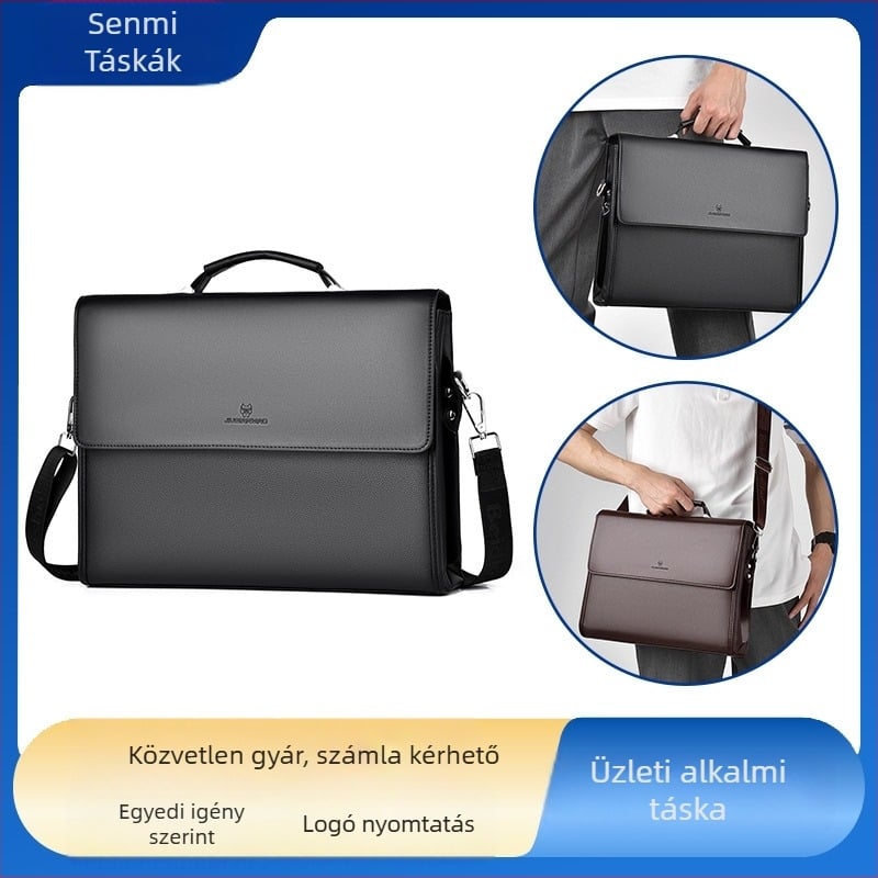 Uniszex városi messenger táska 15 hüvelykes laptophoz, 36–55 L kapacitás, görbült vállpánt, légáteresztő