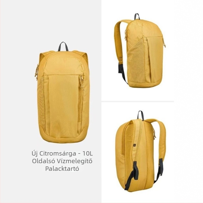 Uniszex kültéri vízálló sport hátizsák, kapacitás 20L alatt, Oxford anyag, légpárnás vállpánt, nylon bélés