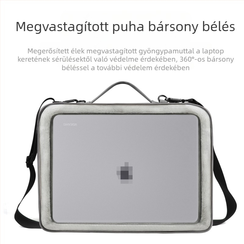 Új laptop táska légzsákkal, uniszex, 14 hüvelyk, kompatibil Apple, Huawei, Lenovo