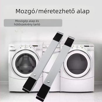 Jiatuo Hűtő- és mosógép tartó talapzat – 45-ös acél, 2 darabos készlet, háztartási használat, Nemzeti szabvány