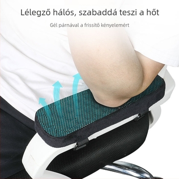 Irodai szék karvédő párna memóriahab töltet, poliészter huzat, modern minimalista stílus, testreszabható