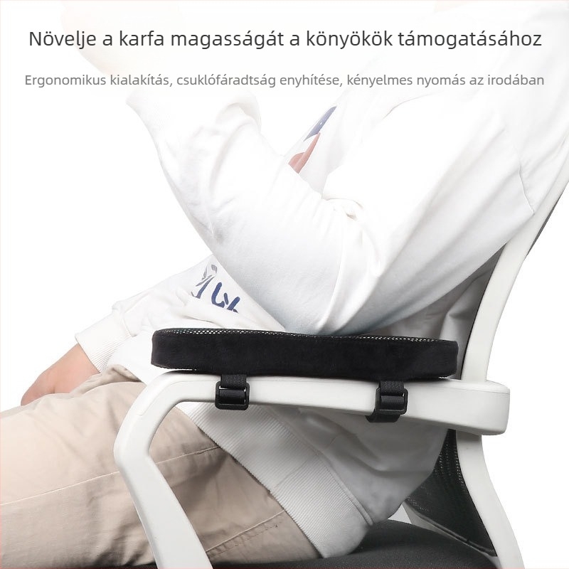 Irodai szék karvédő párna memóriahab töltet, poliészter huzat, modern minimalista stílus, testreszabható