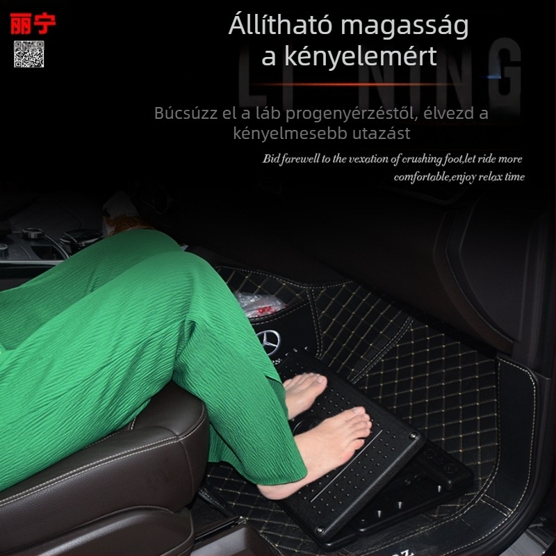 Hátsó ülésekhez tartozó lábtámasz BN-E06 – Rundong, ABS anyag, testreszabás, logó nyomtatás