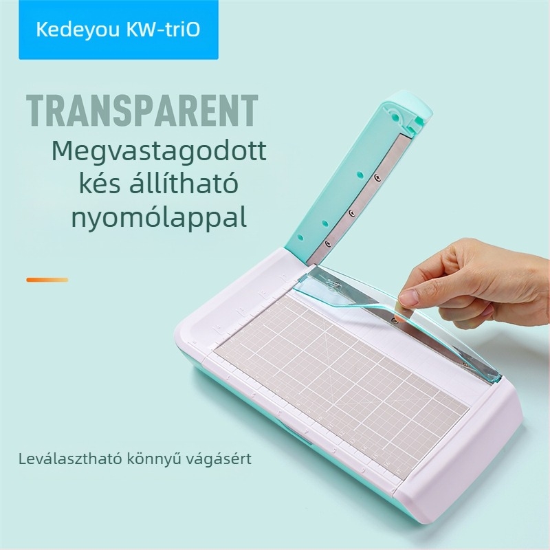 13936K Papírvágó – Plastikkal készült, A5-ös vágási kapacitás, Márka Can Be Superior