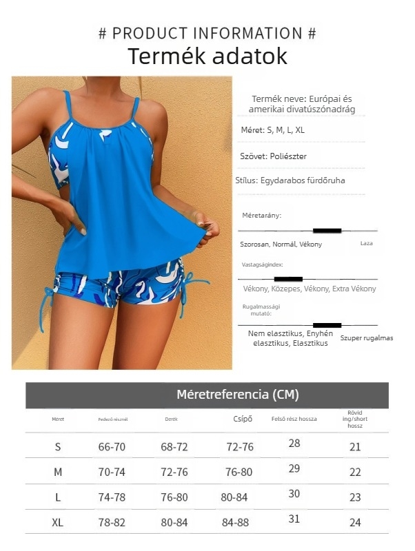 Két részes bikini melltartó párnával, nyomtatott női fürdőruha, poliészter-spandesz 82/18, gyors száradás, magas rugalmasság