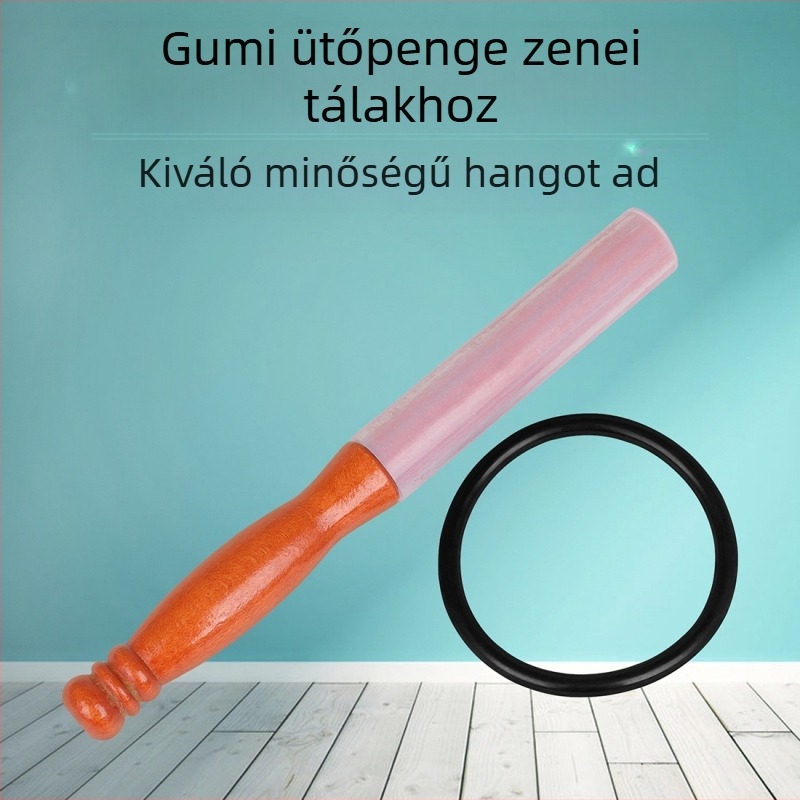 Ütőhangszer-kiegészítők — Buddha-hangtál ütője, modell L3, anyag: gumi és keményfa, csomagolás: PE zacskó