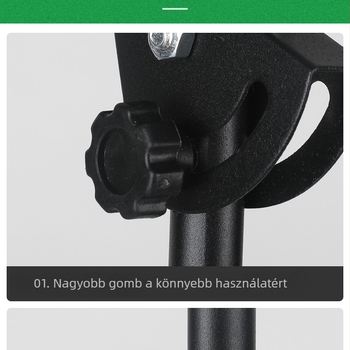 Gyakorló dob tartó táskával és ütőpanellel, fém kivitel, Asanasi