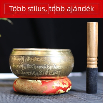 Réz éneklő tál meditációhoz és otthoni díszítéshez, fül tisztító eszközök