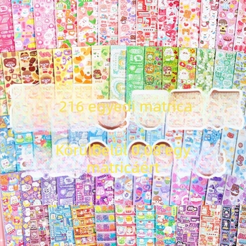 Thousand Waves koreai stílusú matricás DIY napló készlet tároló dobozzal - üzleti ajándék