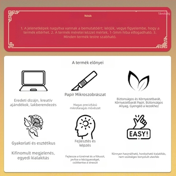 3D épületmodell ragasztós jegyzetek, márka Yi paper, nem ragasztható, papír tégla stílus, IP engedély nélkül