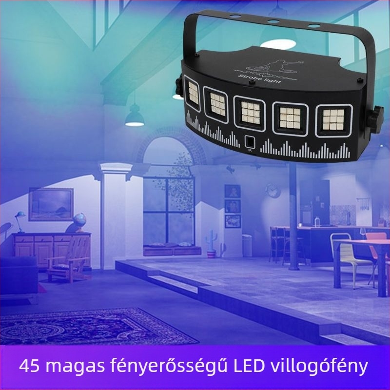 LED forgó hangulatvilágítás hangvezérléssel szoba vagy bár számára