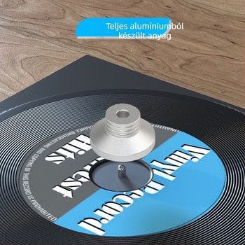 Shake CB-14 Alumínium LP vinil adapter, 7 hüvelyk, 45 RPM, ütéscsillapító stabilizátor