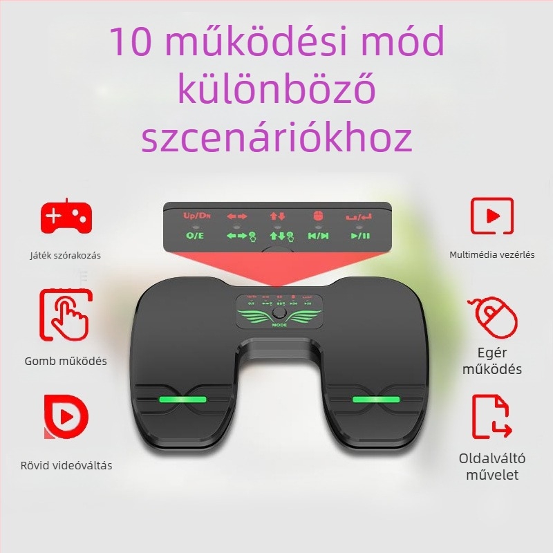 PTNOKA Bluetooth kottaolvasó eszköz – többfunkciós spektrum-fordító pedálos oldalszámváltással, kompatibil iPaddel, táblagéppel és telefonnal, gitárhoz, zongorához és szaxofonhoz