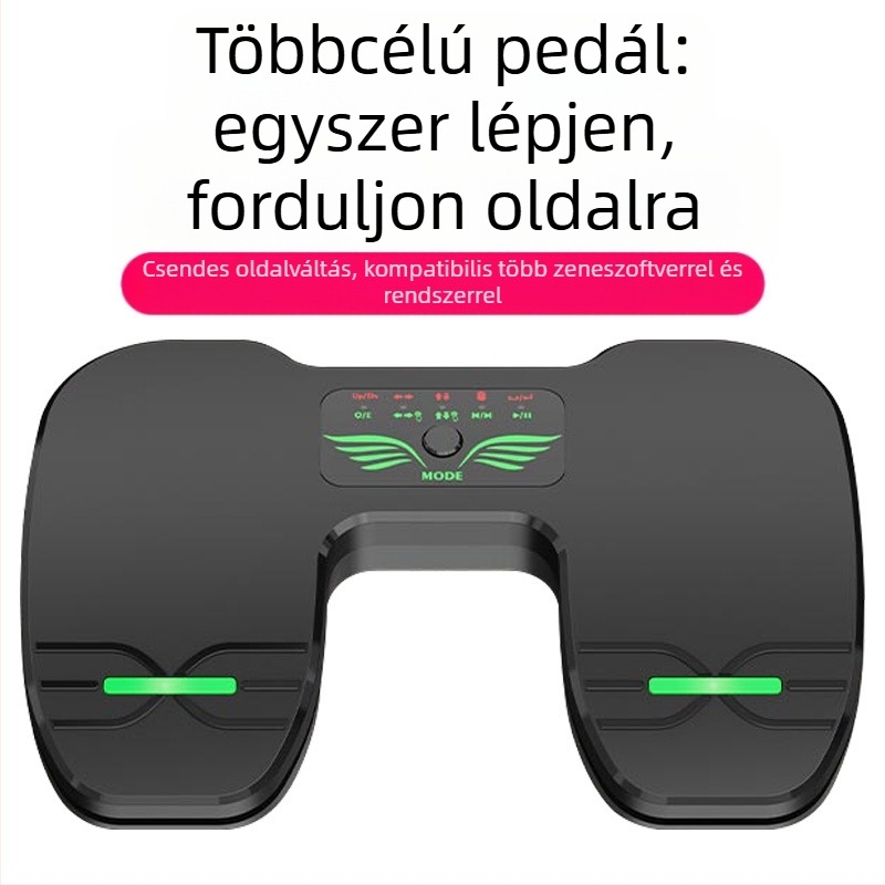 PTNOKA Bluetooth kottaolvasó eszköz – többfunkciós spektrum-fordító pedálos oldalszámváltással, kompatibil iPaddel, táblagéppel és telefonnal, gitárhoz, zongorához és szaxofonhoz