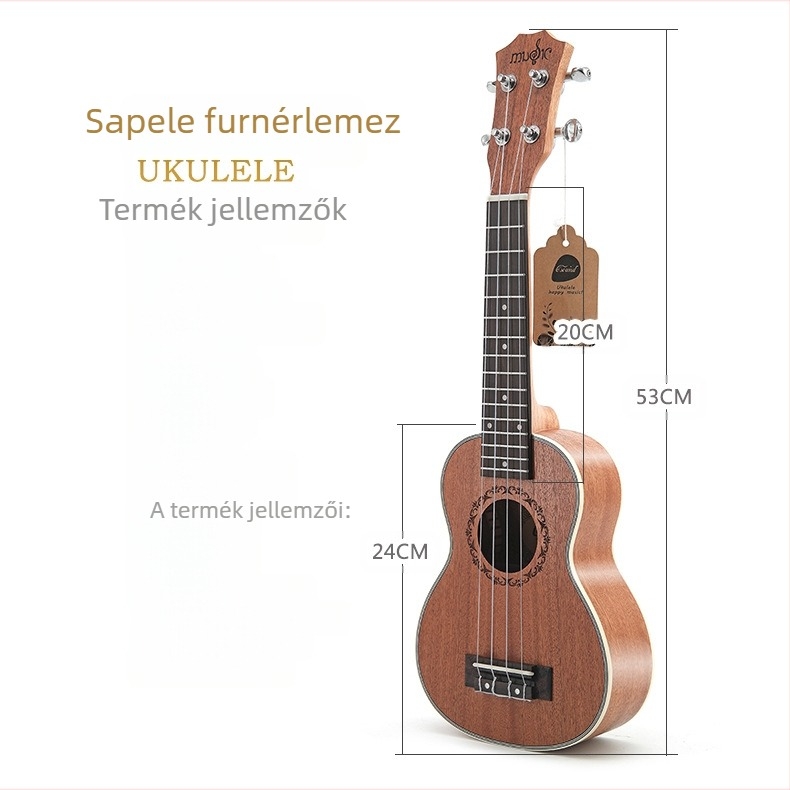 Ukulele CS-BS100 Morning Sound/CSOUND, fogólap rosewood, oldalak Sapele, krómozott zárt hangolófejek