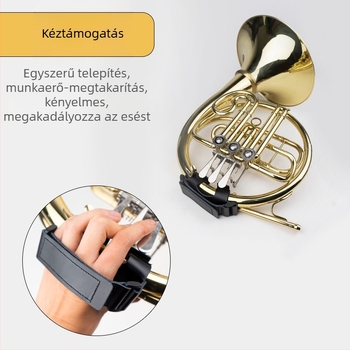 Bőr markolatvédő borító kürthöz – csúszásmentes védőhéj PU ellenálló Feather Tone