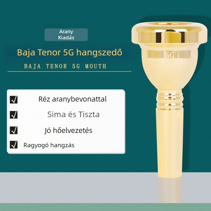 Tenor trombonhoz való nozzle TR-03, lakkozott sárgaréz