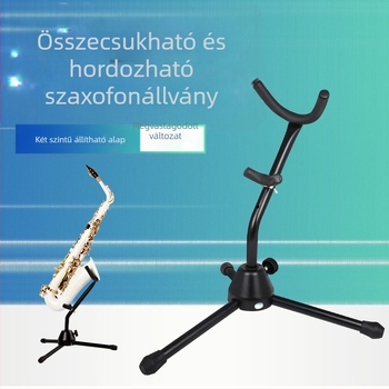 Szaxofon háromszög tartó, fém szerkezet, LD220 modell, hangszerkiegészítő