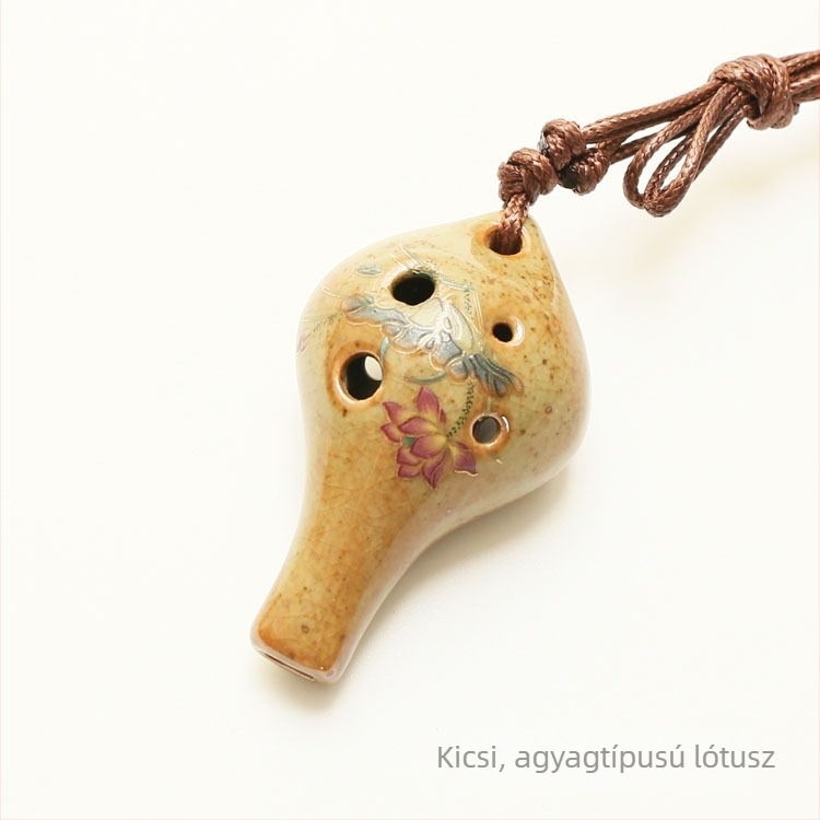 6‑lyukú kerámiából készült ocarina C hangnemben, Shengyao Ceramics (Anyag: Porcelán; Kategória: Egyéb; Csomagolás: Szokásos)