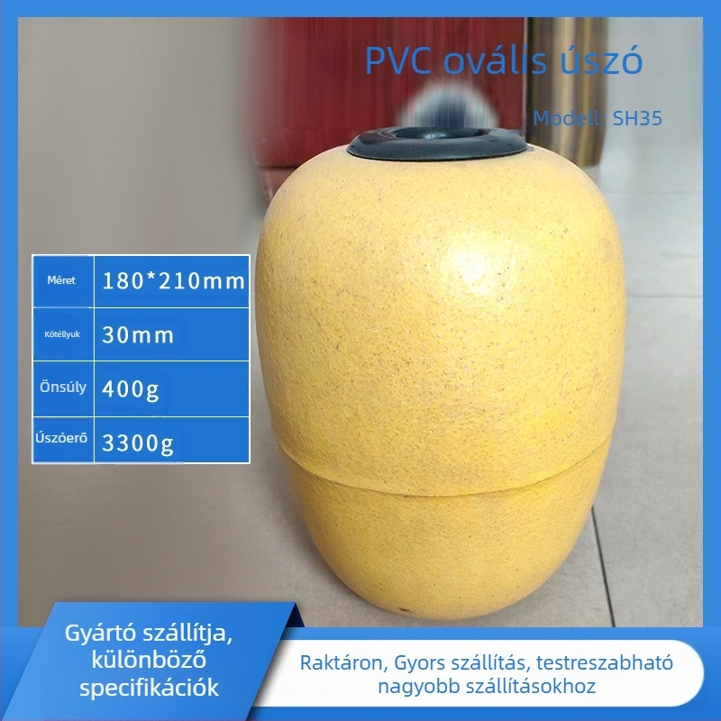 Műanyagból készült függőleges sodródó úszó horgászatához