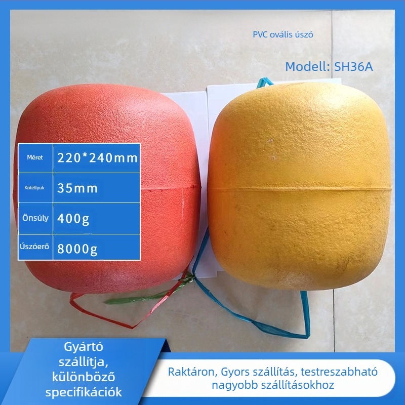 Műanyagból készült függőleges sodródó úszó horgászatához