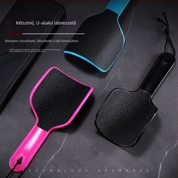 Haoniu U-formájú lábreszelő, PP anyag, ovális csiszolófej, 500 darabos csomag