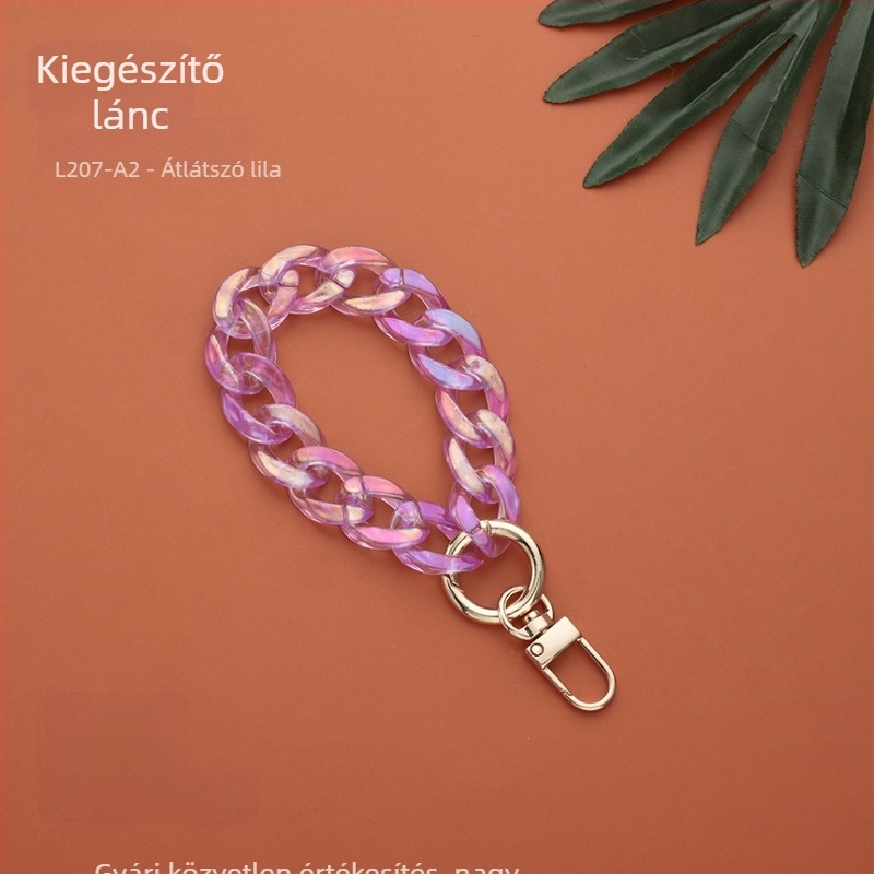 DIY ékszerekhez való lánc, müanyag/gyanta anyag, sütőben égetett felülettel, INS stílus, Plastic feng márka