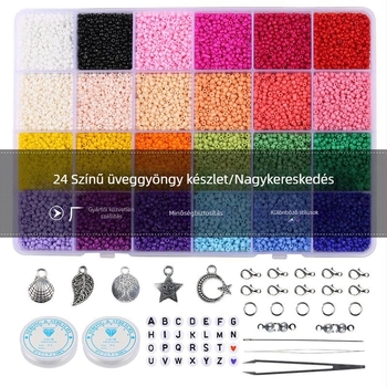 DIY karkötőkhöz üveggyöngyök — sütött zománcfelület, független márka, magáncímke elérhető