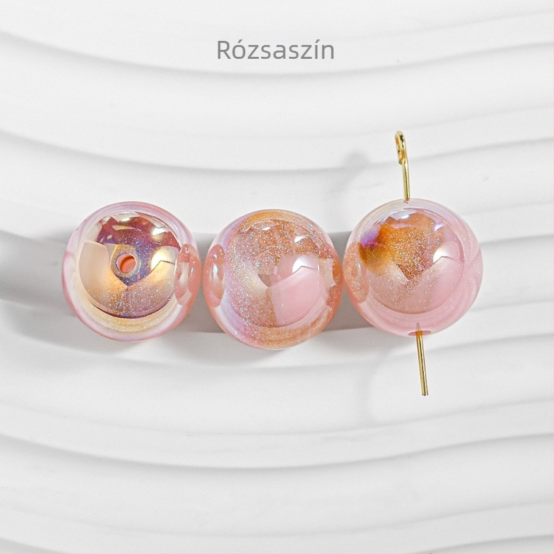 20-30 darab gyanta gyöngy Mermaid csillagos égbolt Panda színekben – DIY karkötőhöz és telefonlánchoz