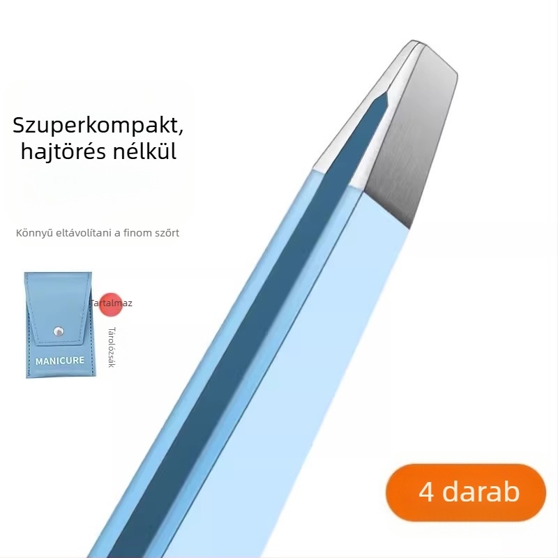 Szemöldök-klip – négy részes dobozos készlet, precíz rozsdamentes acél csipesz, Little Genius