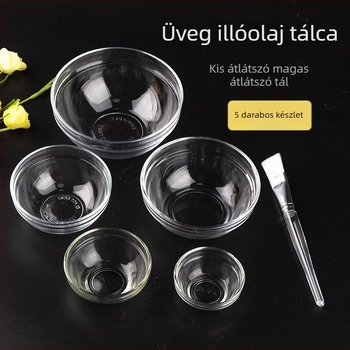 Gőzölt tojásos tál, kerek, hőálló üveg, minimalist stílus, új kínai stílus