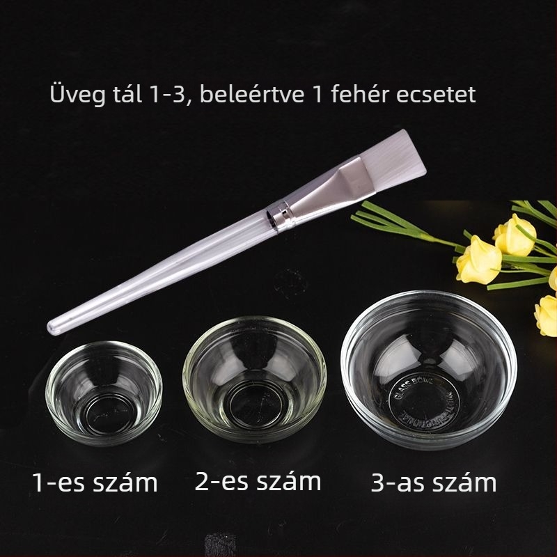 Gőzölt tojásos tál, kerek, hőálló üveg, minimalist stílus, új kínai stílus