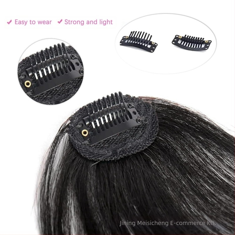 Női paróka frufruval, 100% emberi haj, teljesen kézzel készített, frufru lehet egyenes vagy oldalra simított, modell MSC0417