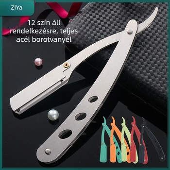 Ziya kézi borotva cserélhető pengével, testreszabott csomagolás