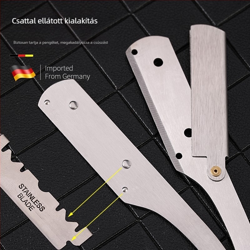 Manuális borotva vintage dizájnnal, Steel will márka, nem importált, dobozban 400 darab.