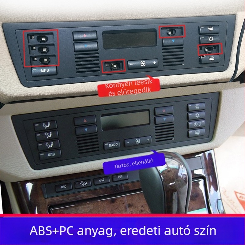 Okachi ABS klímaberendezés panel kapcsoló BMW X5 E53 és az 5-ös sorozat E39