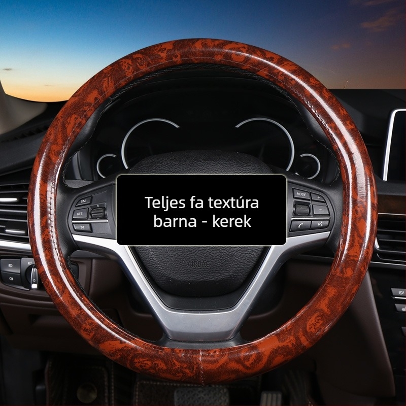 Volánvédő huzat műbőrből, négy évszakos, univerzális illeszkedés, üzleti stílus