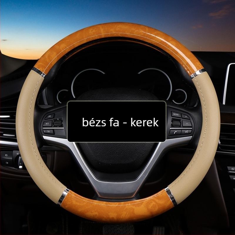 Volánvédő huzat műbőrből, négy évszakos, univerzális illeszkedés, üzleti stílus