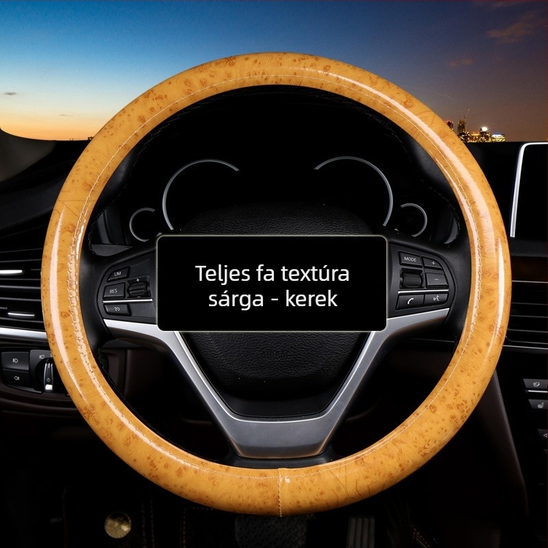 Volánvédő huzat műbőrből, négy évszakos, univerzális illeszkedés, üzleti stílus