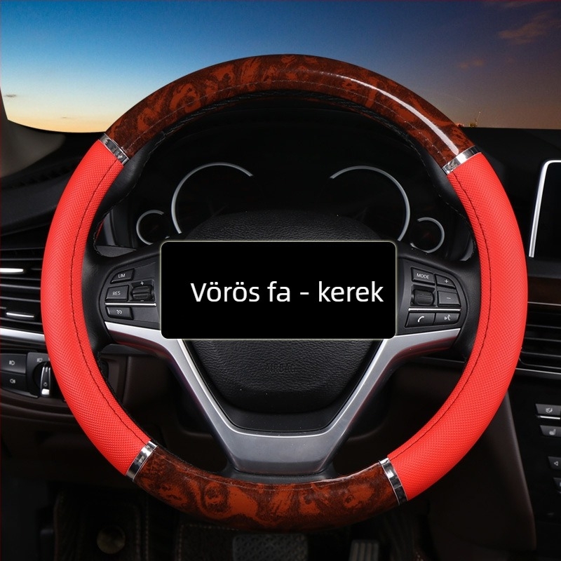 Volánvédő huzat műbőrből, négy évszakos, univerzális illeszkedés, üzleti stílus