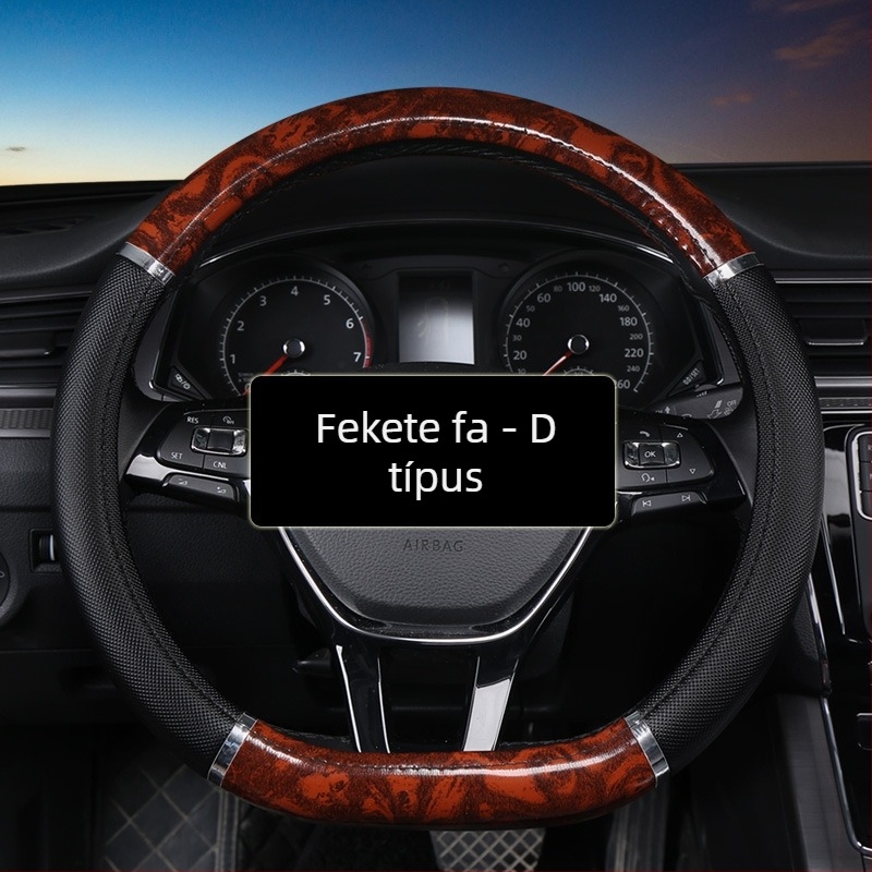 Volánvédő huzat műbőrből, négy évszakos, univerzális illeszkedés, üzleti stílus