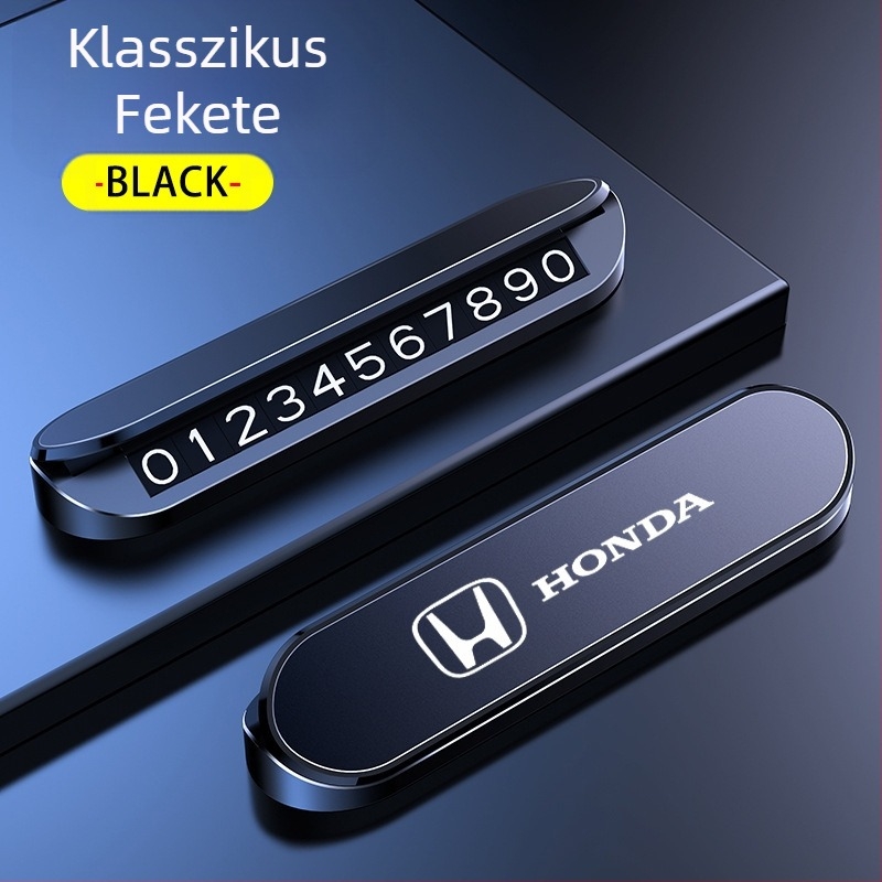 CARGIFT műanyag ideiglenes parkoló tábla, NV4 modell, rejtett típus, nyomtatott logó OK