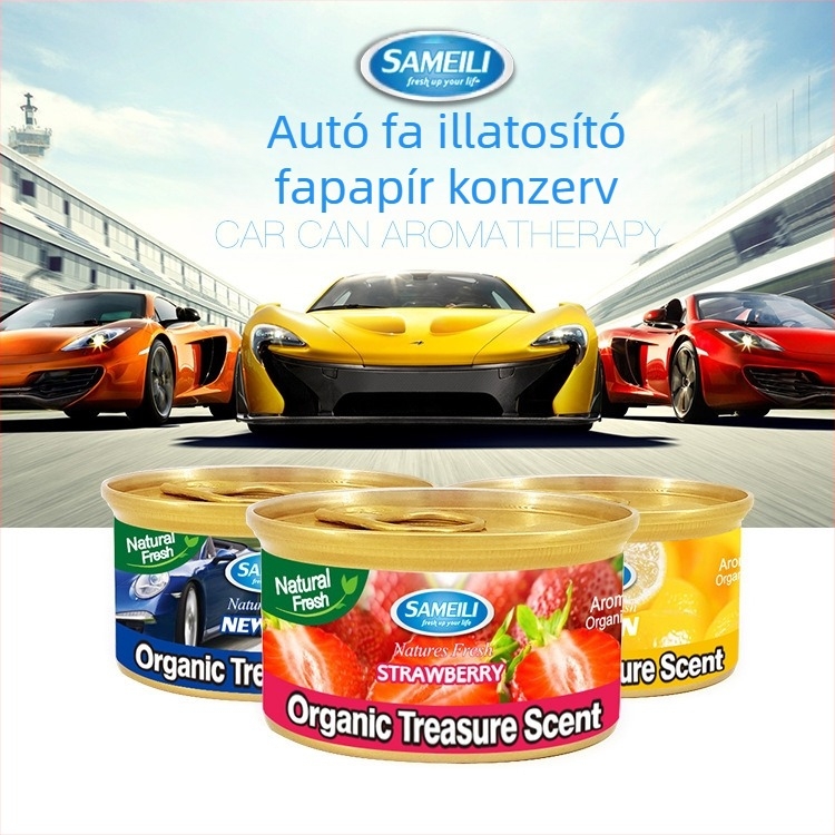 Autóillatosító virágos illattal, 25–50 ml, ülésre szerelhető, műanyag tartó