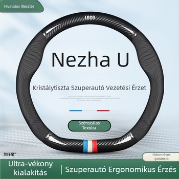 Kormánytakaró, valódi bőrből, sportos stílus, univerzális négyévszakos illeszkedés, speciális autóhoz szerelés